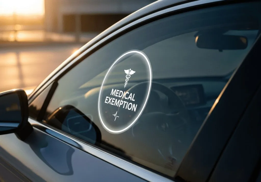 application process for medical window tint exemption