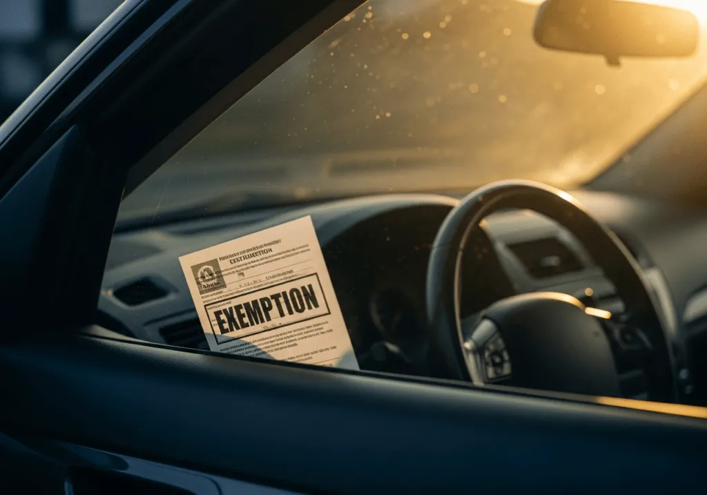 benefits of window tint exemptions for photophobic patients