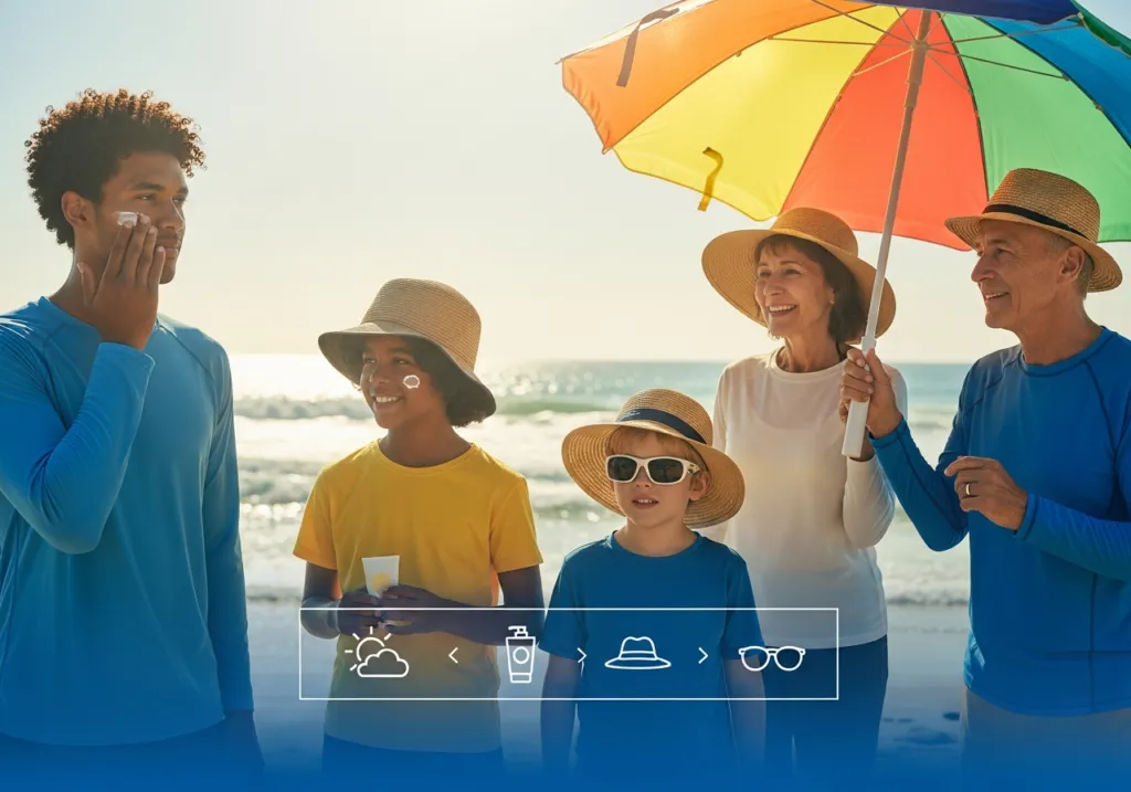 comprehensive uv protection strategy for albinism