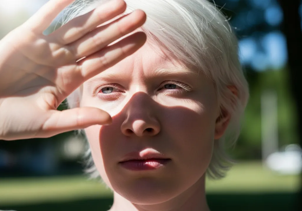 understanding albinism & light sensitivity the medical connection