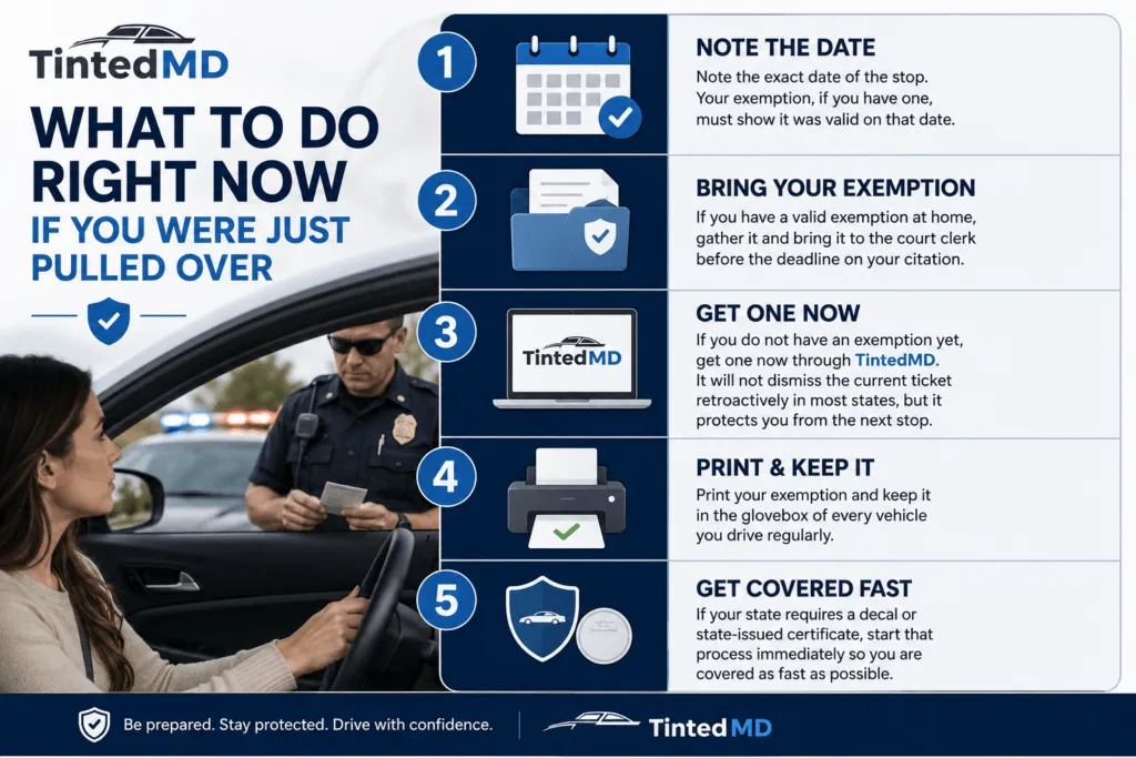 what to do right now if you were just pulled over