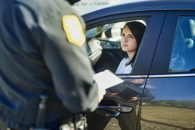 Driver with a medical window tint exemption
